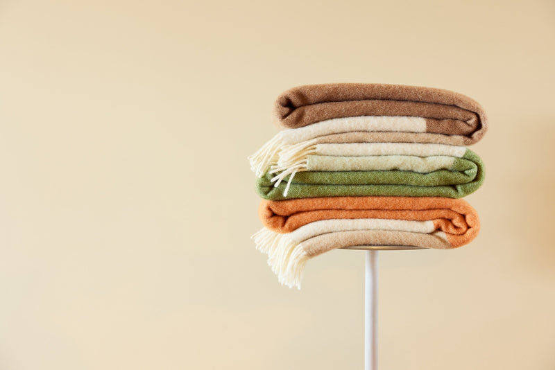 Layer throw blanket