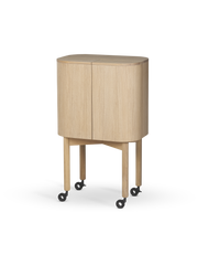 Loud bar cabinet Light oiled oak
