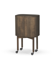 Loud bar cabinet Smoked oak
