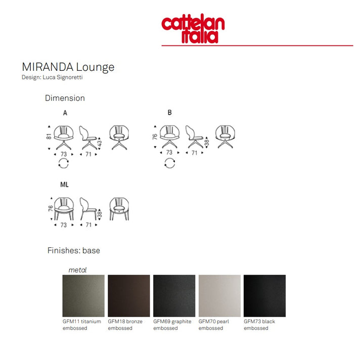 CATTELAN MIRANDA Lounge Chair - MyConcept Hong Kong