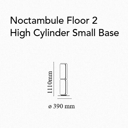 Flos Noctambule High Cylinders Small Base Floor Lamp - MyConcept Hong Kong