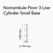 Flos Noctambule Low Cylinders Small Base Floor Lamp - MyConcept Hong Kong
