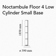 Flos Noctambule Low Cylinders Small Base Floor Lamp - MyConcept Hong Kong