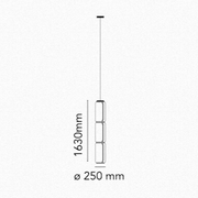 Flos Noctambule Suspension 3 High Cylinders - MyConcept Hong Kong