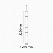 Flos Noctambule Suspension 6 High Cylinders - MyConcept Hong Kong