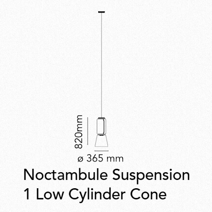 Flos Noctambule Suspension Low Cylinders & Cone - MyConcept Hong Kong