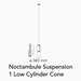 Flos Noctambule Suspension Low Cylinders & Cone - MyConcept Hong Kong