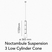 Flos Noctambule Suspension Low Cylinders & Cone - MyConcept Hong Kong