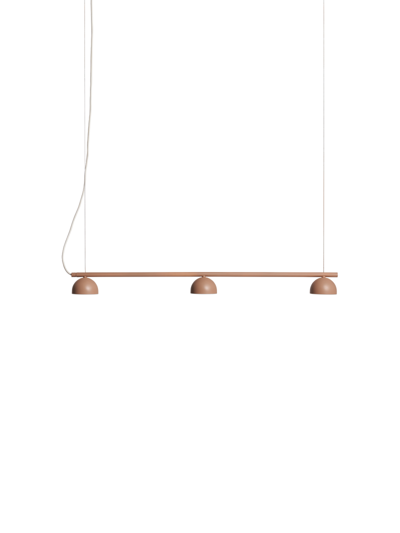 Blush rail 3 pendant lamp