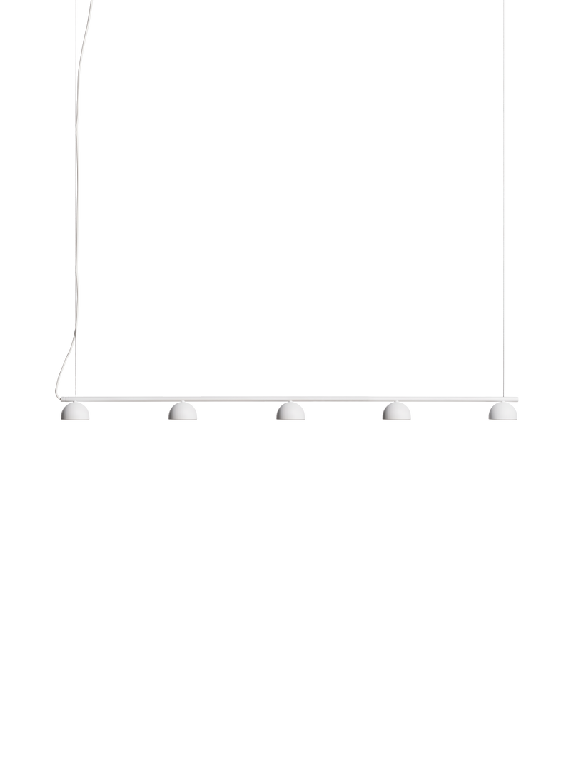Blush rail 5 pendant lamp