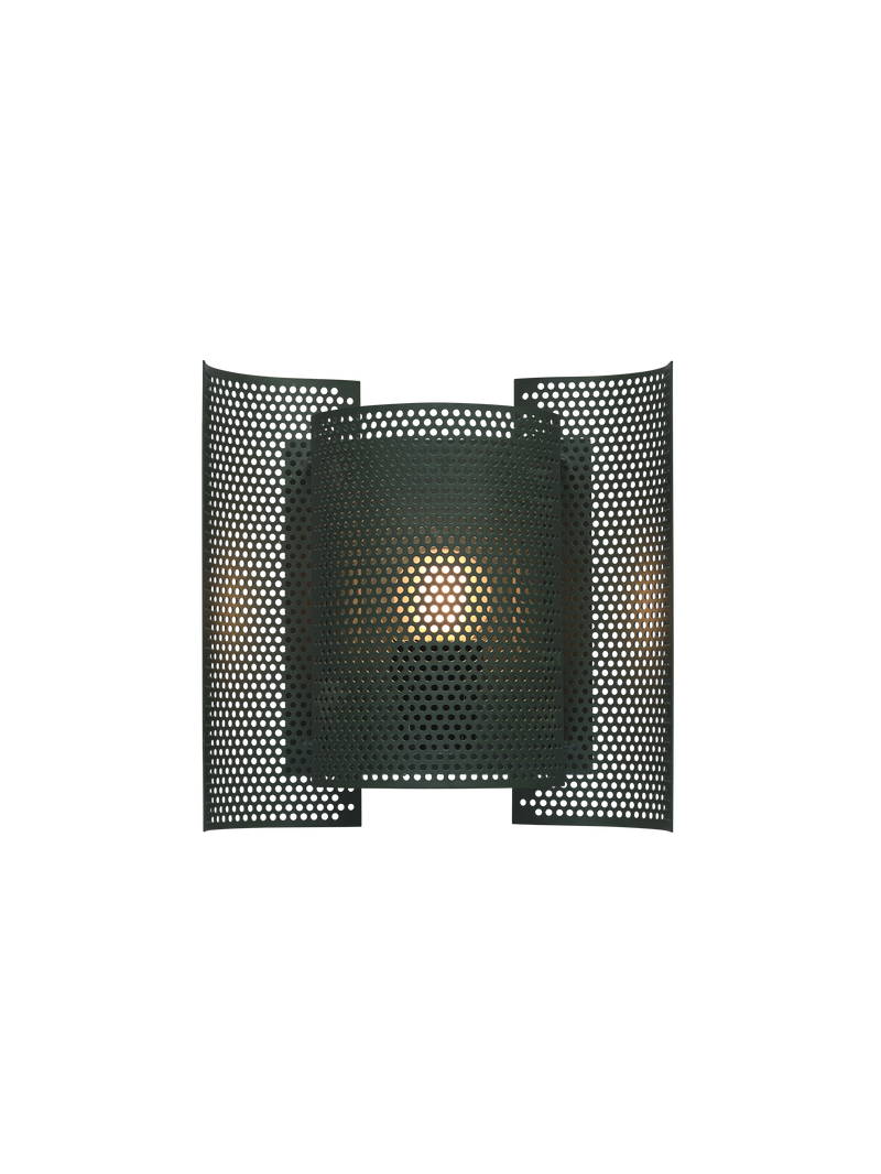Butterfly perforated wall lamp