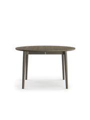 Expand dining table circular Smoked oak D120 cm