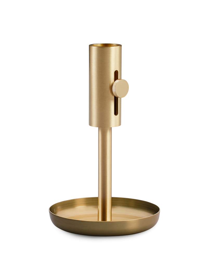 Granny candle holder H16 Brass