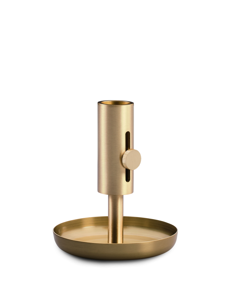 Granny candle holder H11.5 Brass