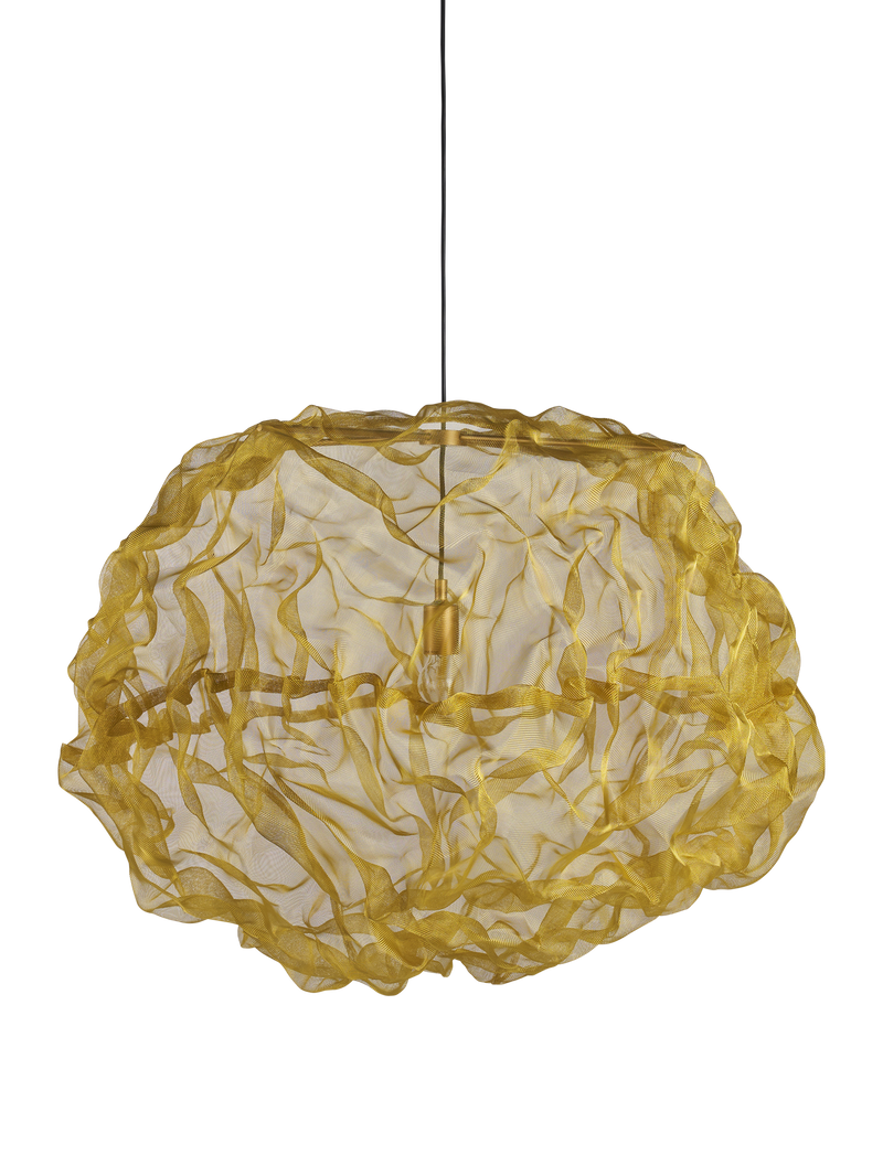 Heat brass pendant lamp XL