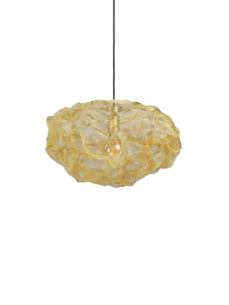 Heat brass pendant lamp Small