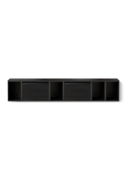 Hifive wall sideboard 200 - Black painted oak