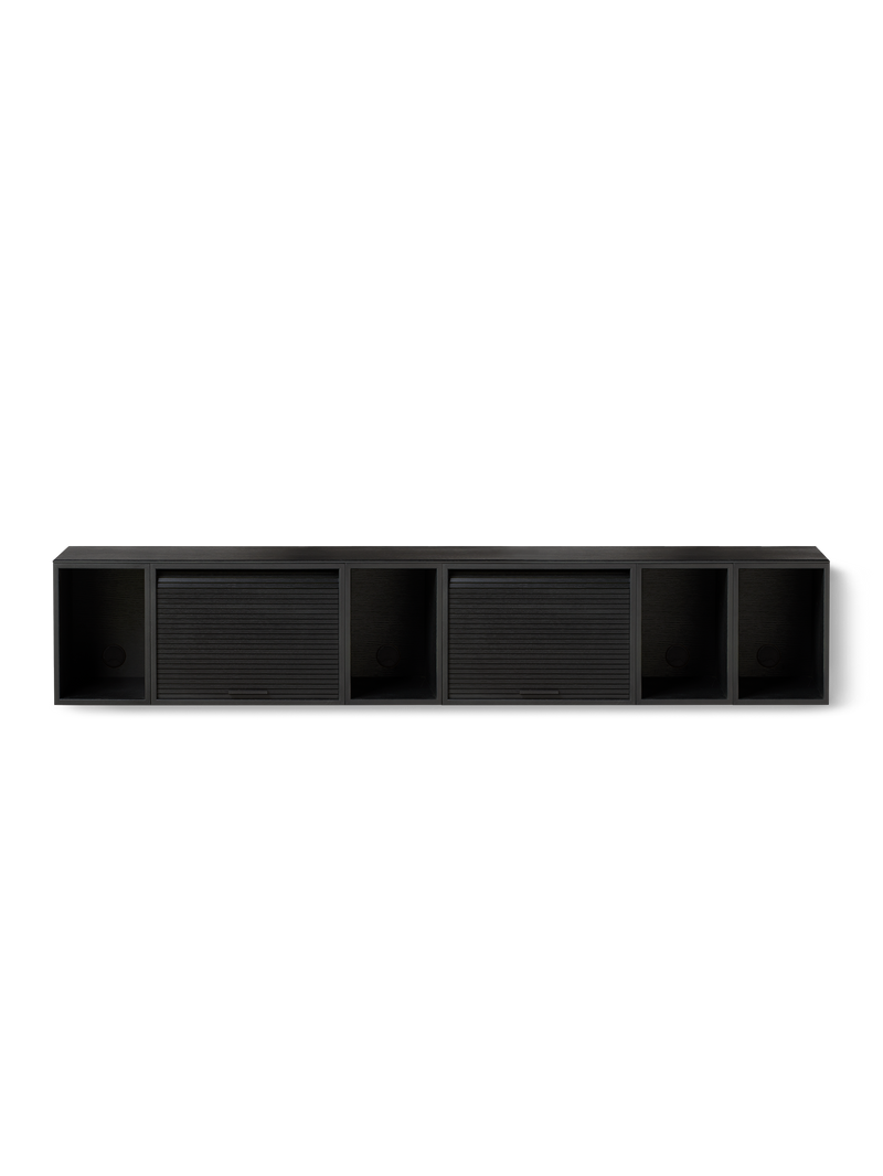 Hifive wall sideboard 200 - Black painted oak