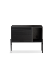 Hifive tall sideboard 75 - Black painted oak