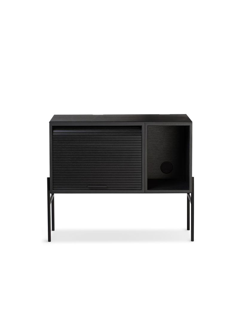 Hifive tall sideboard 75 - Black painted oak