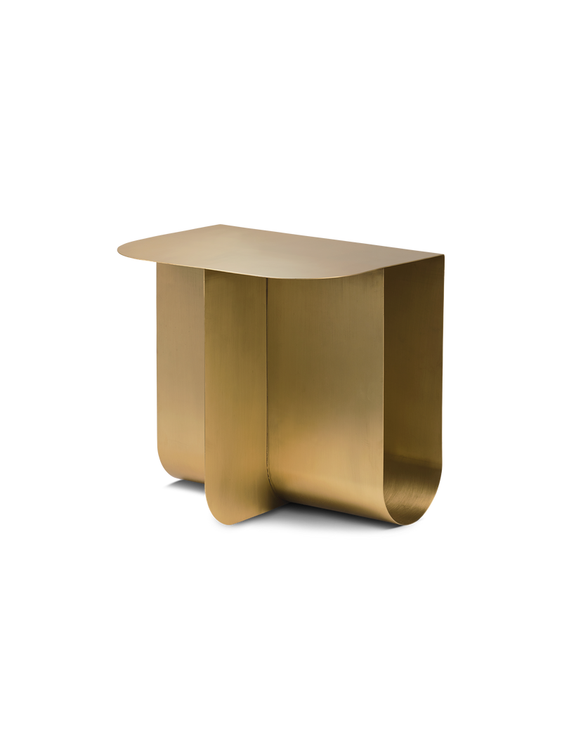 Mass side table Brass