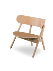 Oaki lounge chair - Light oiled oak (seat padding)