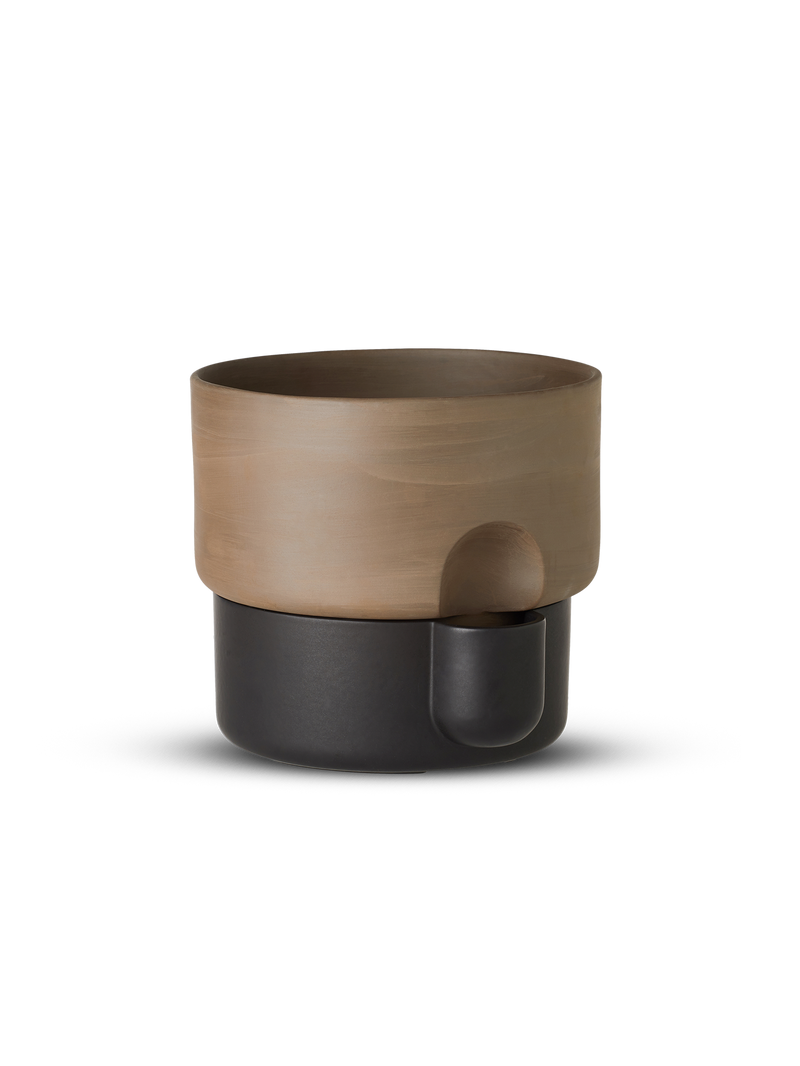 Oasis flowerpot large - Black/dark brown