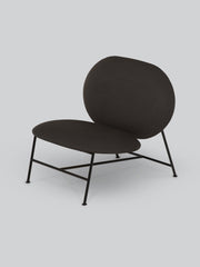 Oblong lounge chair - Dark grey (Brusvik 08)