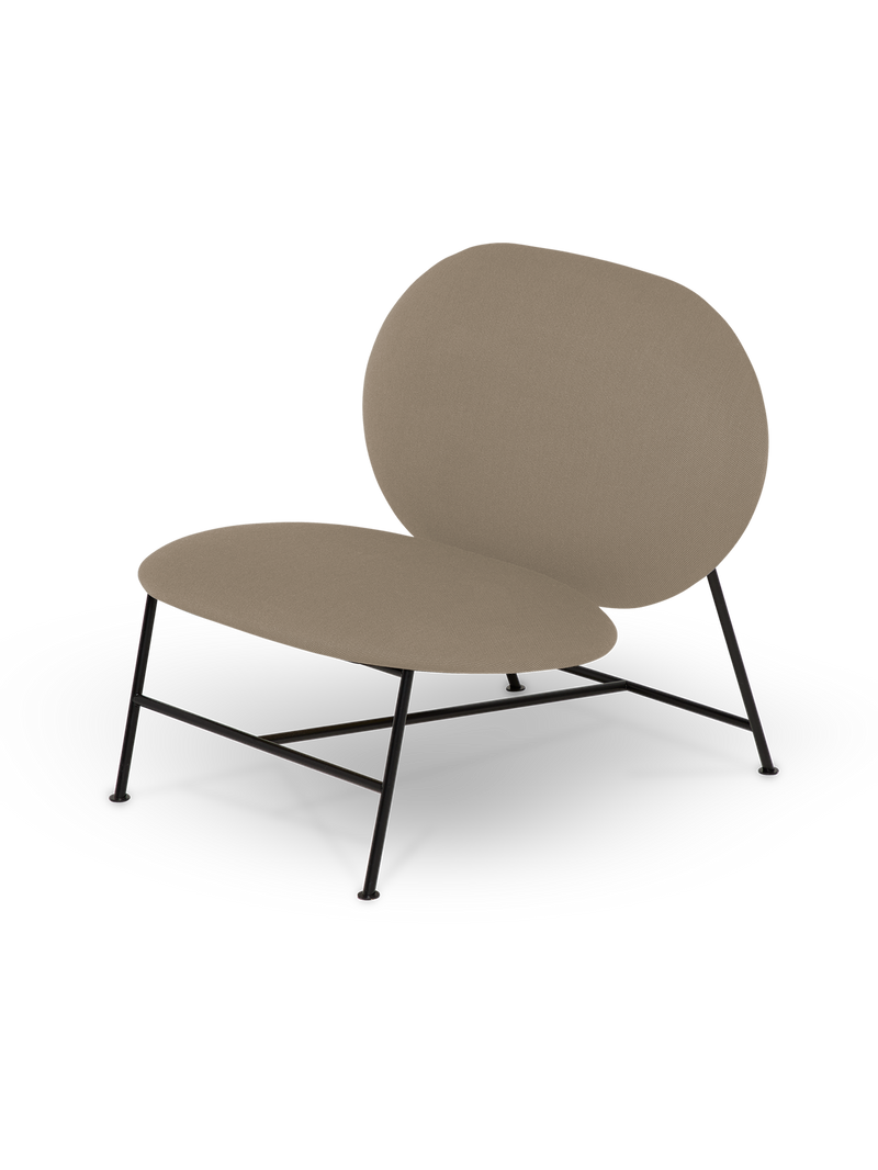 Oblong lounge chair - Light brown (Brusvik 65)