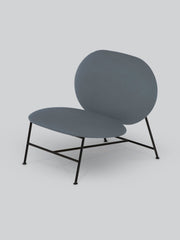 Oblong lounge chair - Grey blue (Brusvik 94)