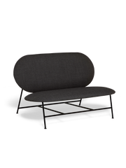 Oblong sofa - Dark grey (Brusvik 08)