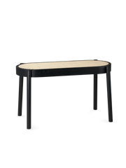 Pal bench - Black painted oak