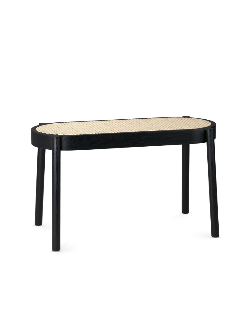 Pal bench - Black painted oak