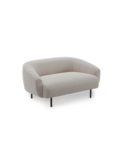 Plis sofa 2-seater - Warm light grey (Brusvik 02)