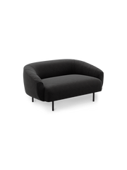 Plis sofa 2-seater - Dark grey (Brusvik 08)