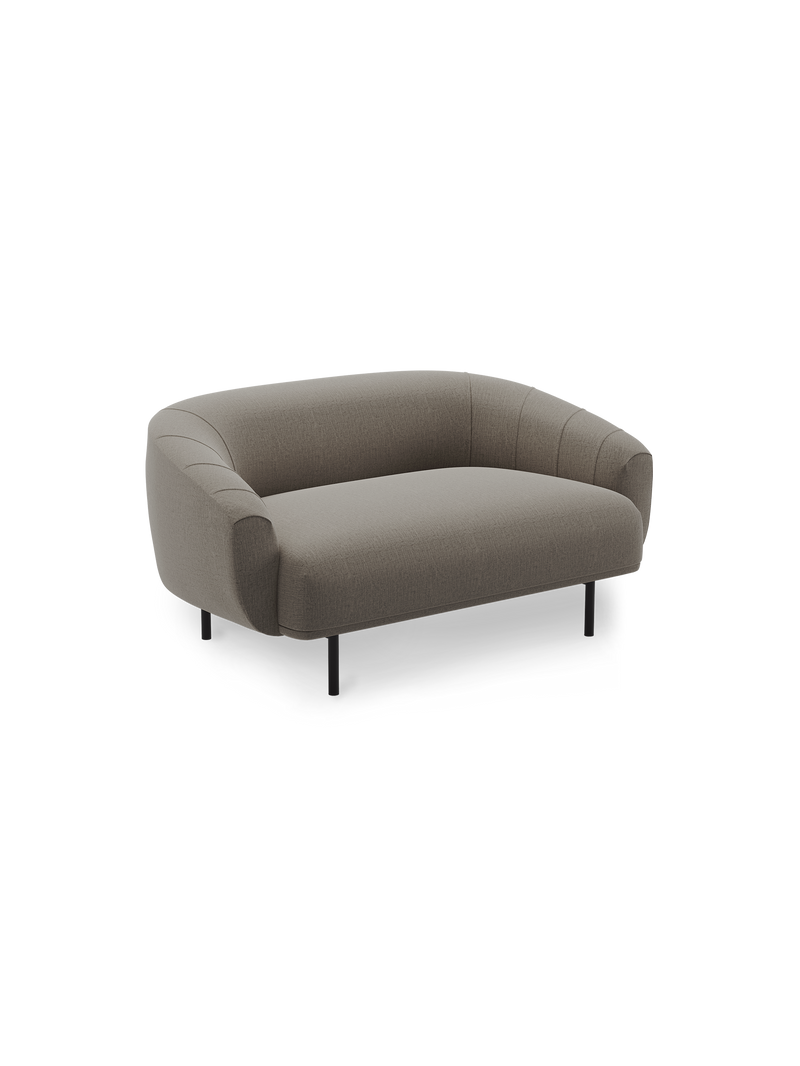 Plis sofa 2-seater - Brown (Brusvik 66)