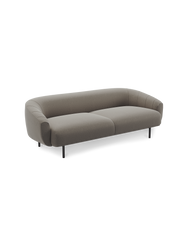 Plis sofa 3-seater - Brown (Brusvik 66)