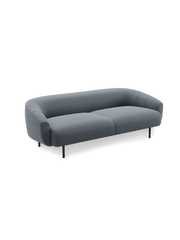 Plis sofa 3-seater - Grey blue (Brusvik 94)