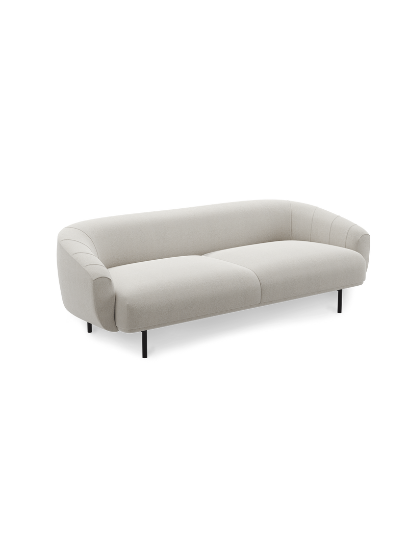 Plis sofa 3-seater - Light beige (Moss 04)