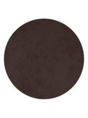 Row rug circular - Dark brown / ø270 cm