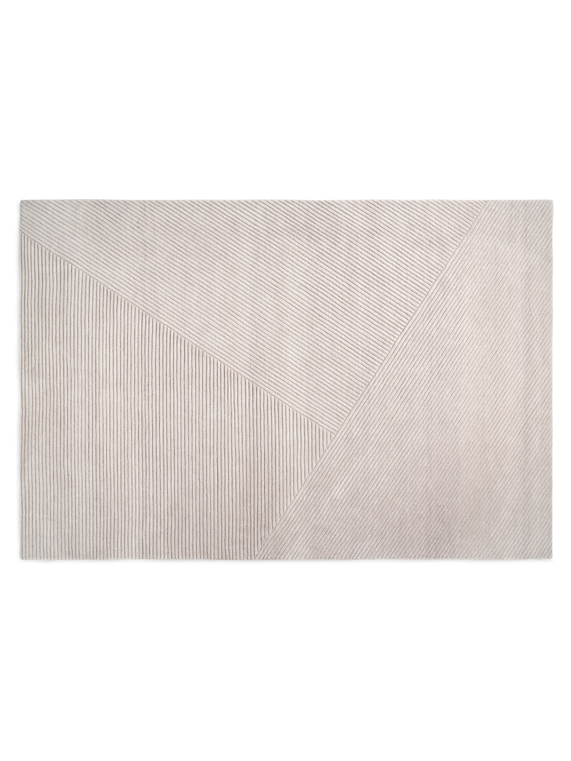 Row rug - Light grey / 200 x 300 cm