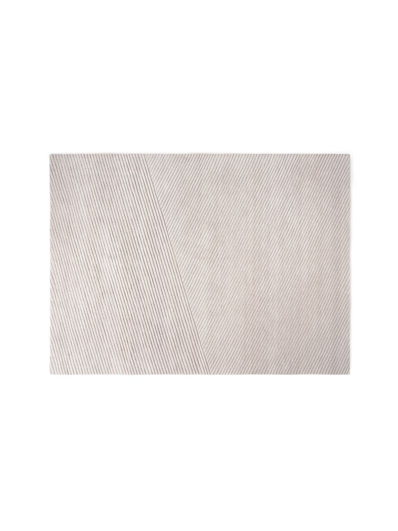 Row rug - Light grey / 170 x 240 cm