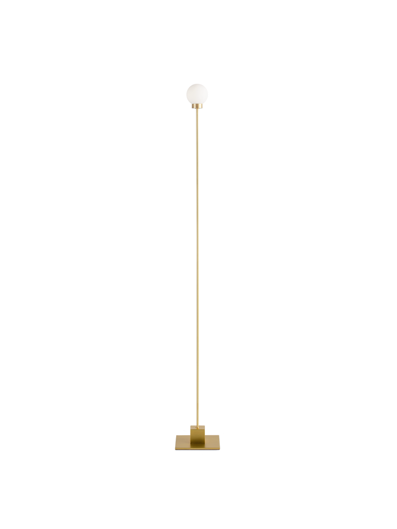 Snowball floor lamp - Brass