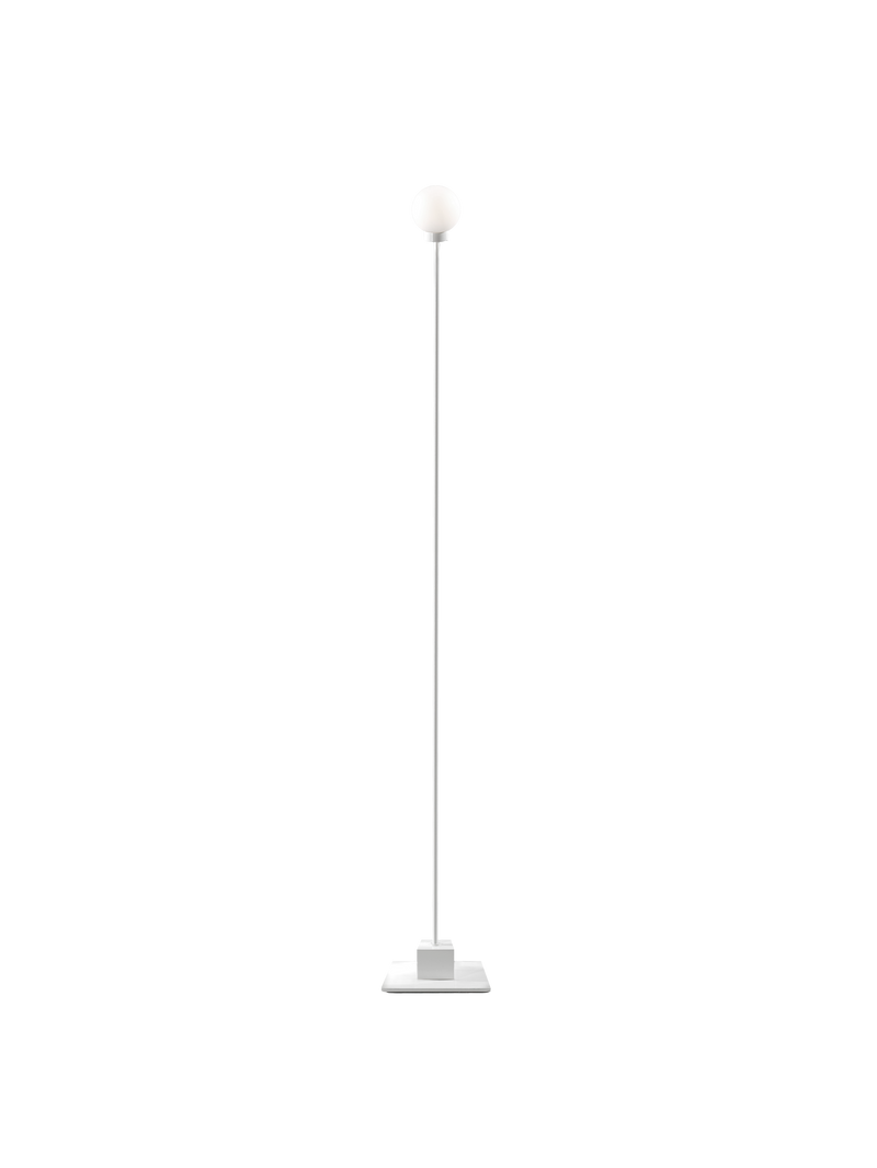 Snowball floor lamp - White