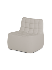 Yam lounge chair - Warm light grey (Brusvik 02)