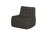 Yam lounge chair - Dark grey (Brusvik 08)