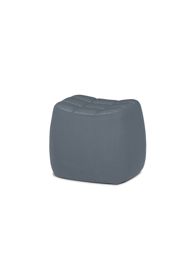 Yam small pouf - Grey blue (Brusvik 94)
