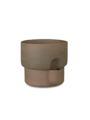Oasis flowerpot large - Dark brown/dark brown