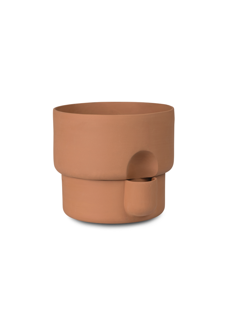 Oasis flowerpot large - Terracotta/terracotta