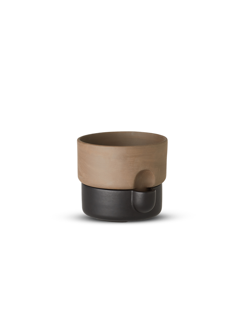 Oasis flowerpot small - Black/dark brown
